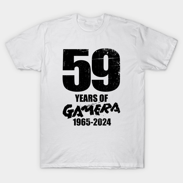 GAMERA 59 YEARS - black (front/back) by ROBZILLA